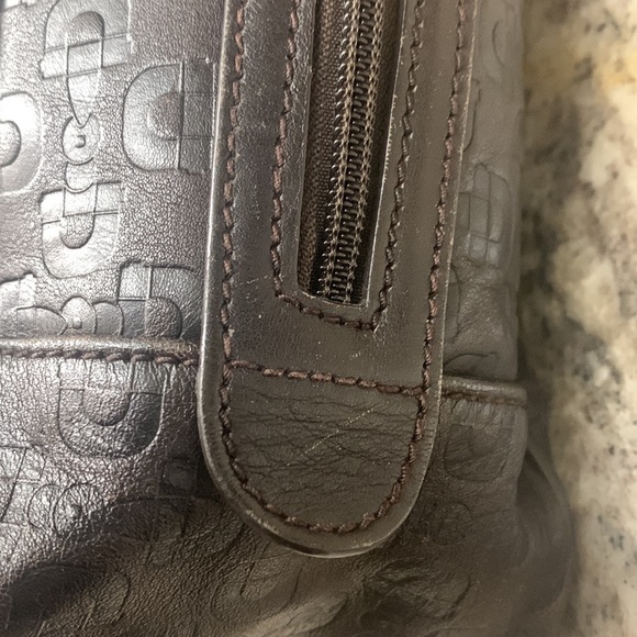 EMBOSSED leather GUCCI weekender - Picture 15 of 16